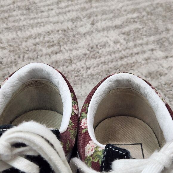 Vans Old Skool floral low top sneakers shoes size 4 men 5.5 women - Picture 9 of 10